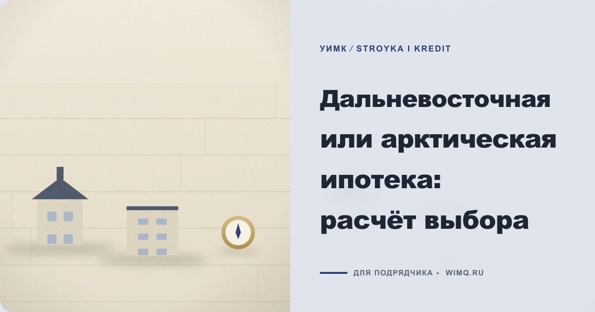 Иллюстрация к статье «Дальневосточная или арктическая ипотека: расчёт выбора»
